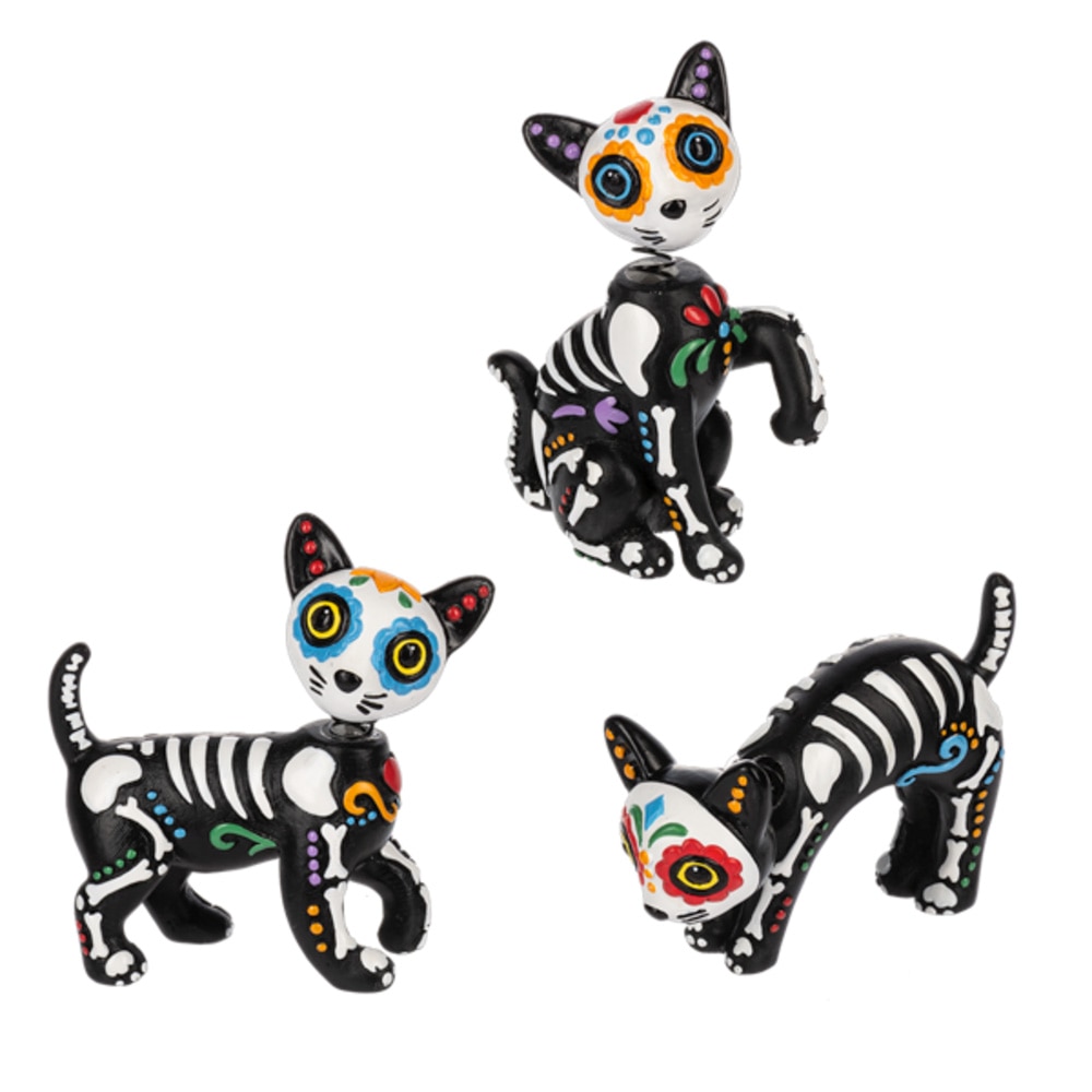 Ganz, Collectibles, Gifts, Sugar Skull, Cat, Figurines, 820375